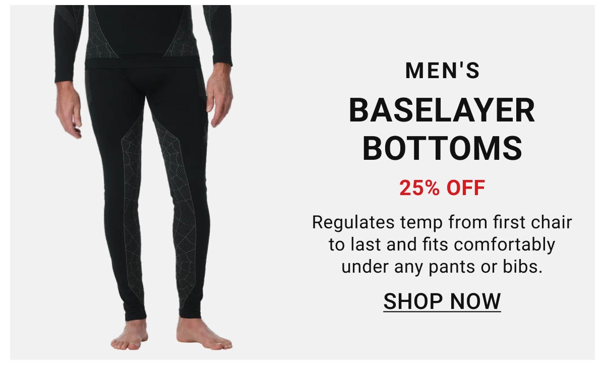 Men's Momentum Baselayer Pants - Black