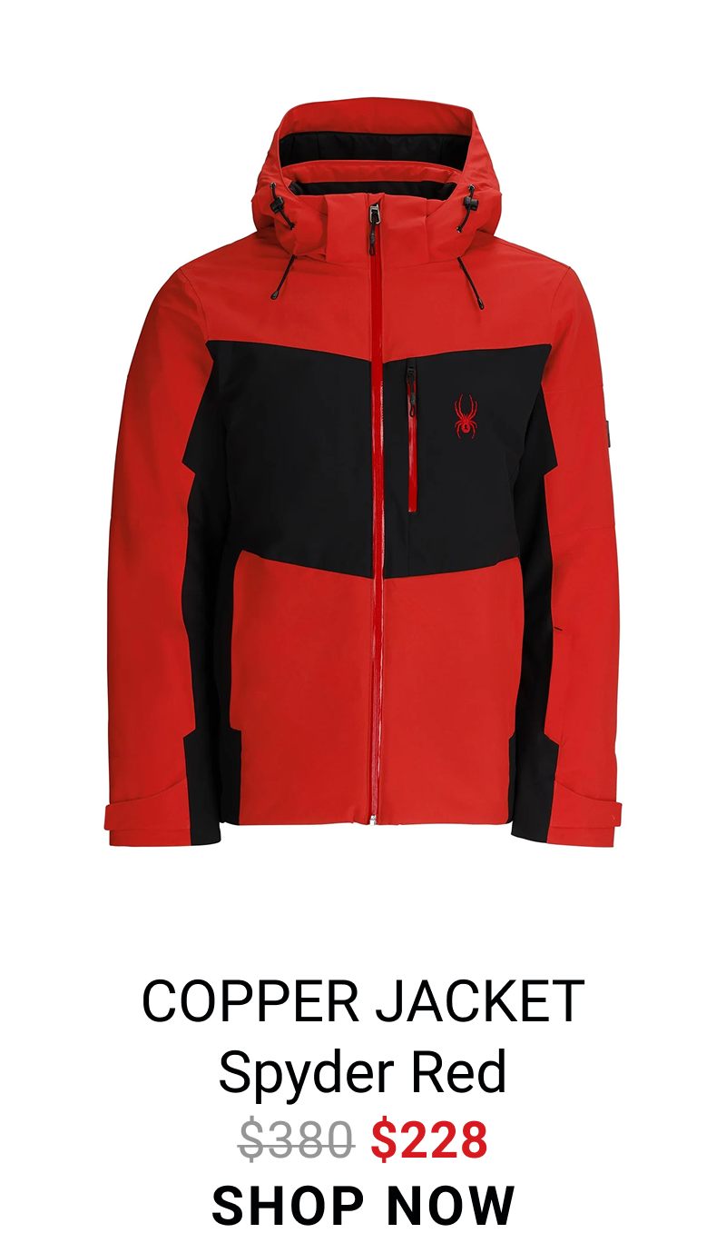 Men's Copper Jacket - Spyder Red
