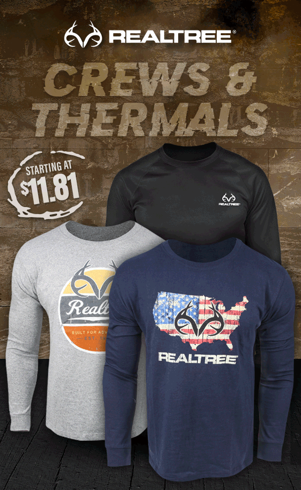 🥶 Realtree crews & thermal from 11.81 Field Supply