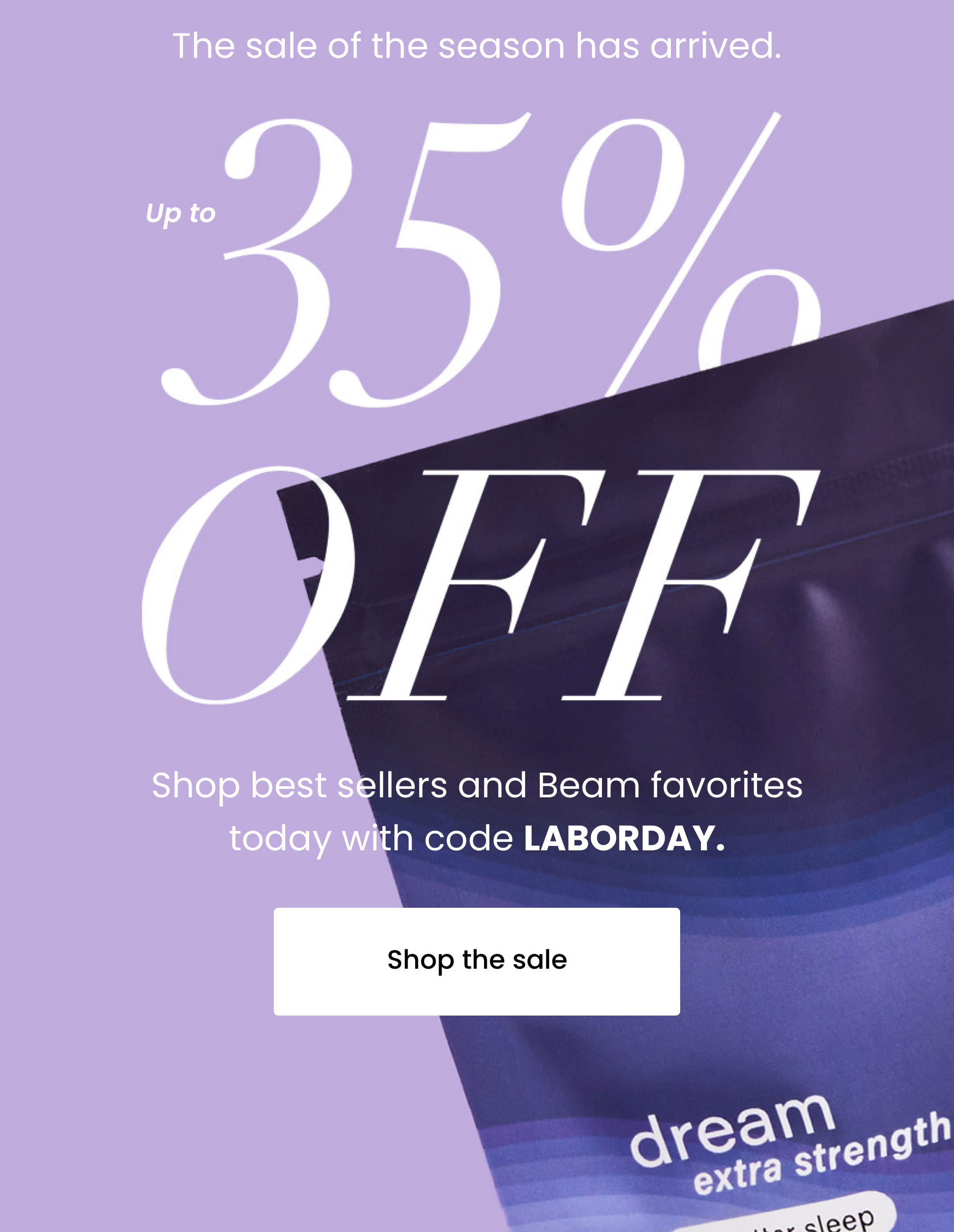 It's our Labor Day Sale! Beam TLC