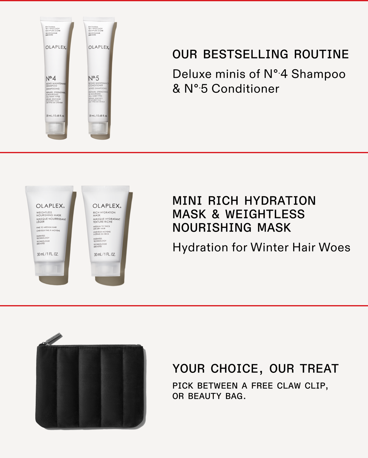 Our Bestselling Routine | Mini Rich Hydration Mask & Weightless Nourishing Mask | Your Choice, Our Treat