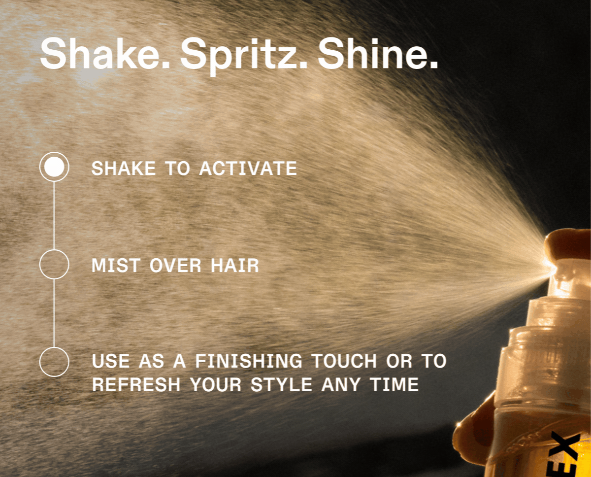 Shake. Spritz. Shine.