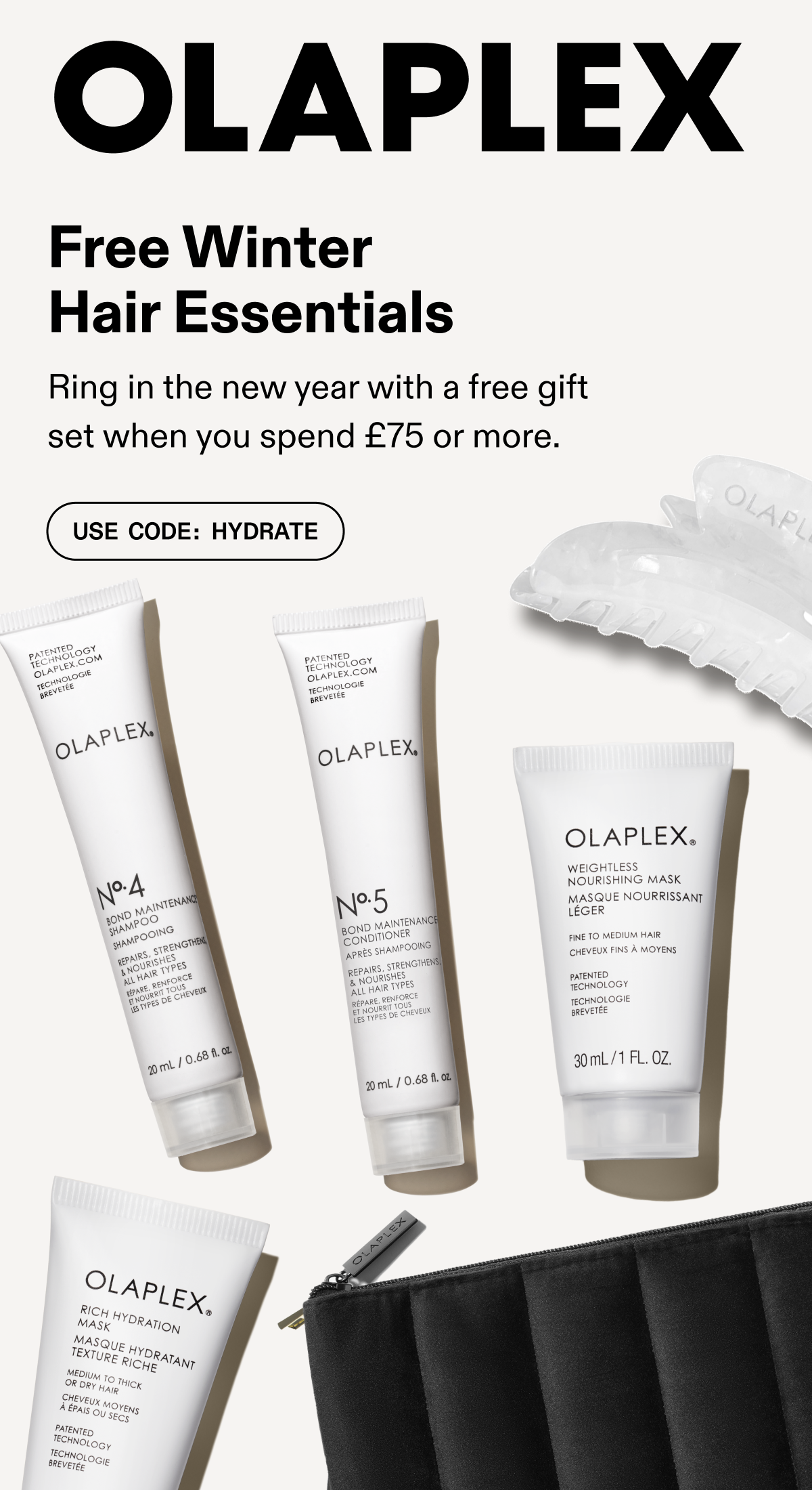 Free Winter Hair Essentials | Use Code: HYDRATE