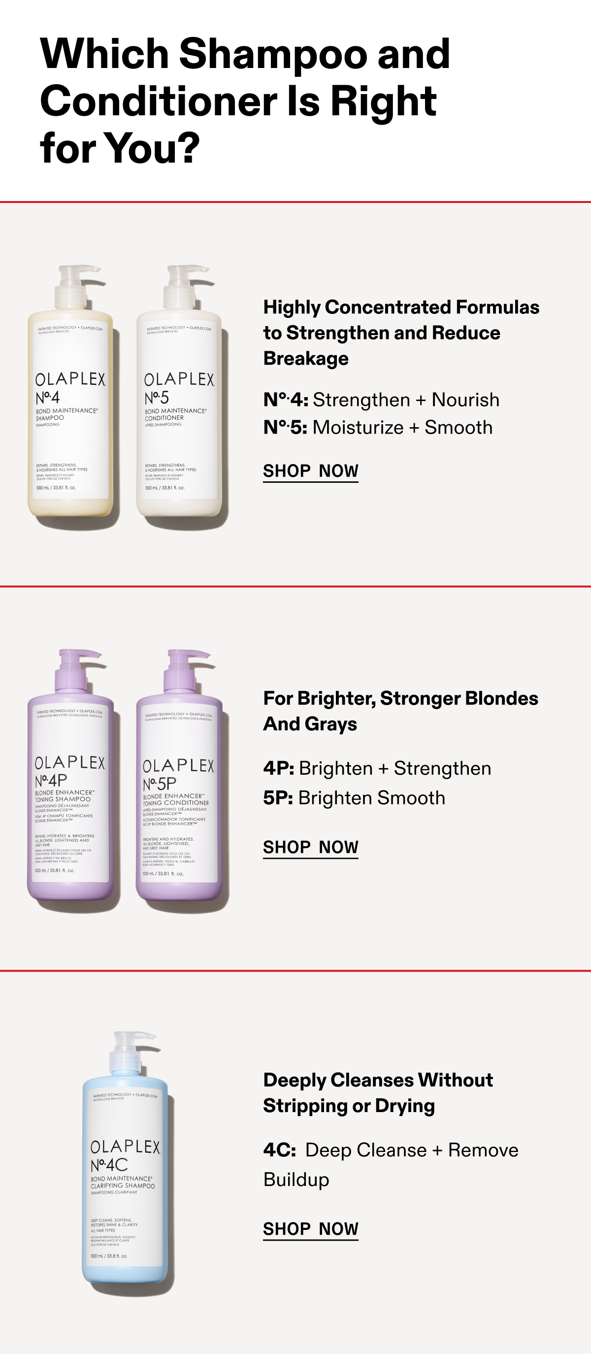 Which Shampoo and Conditioner is Right for You? 