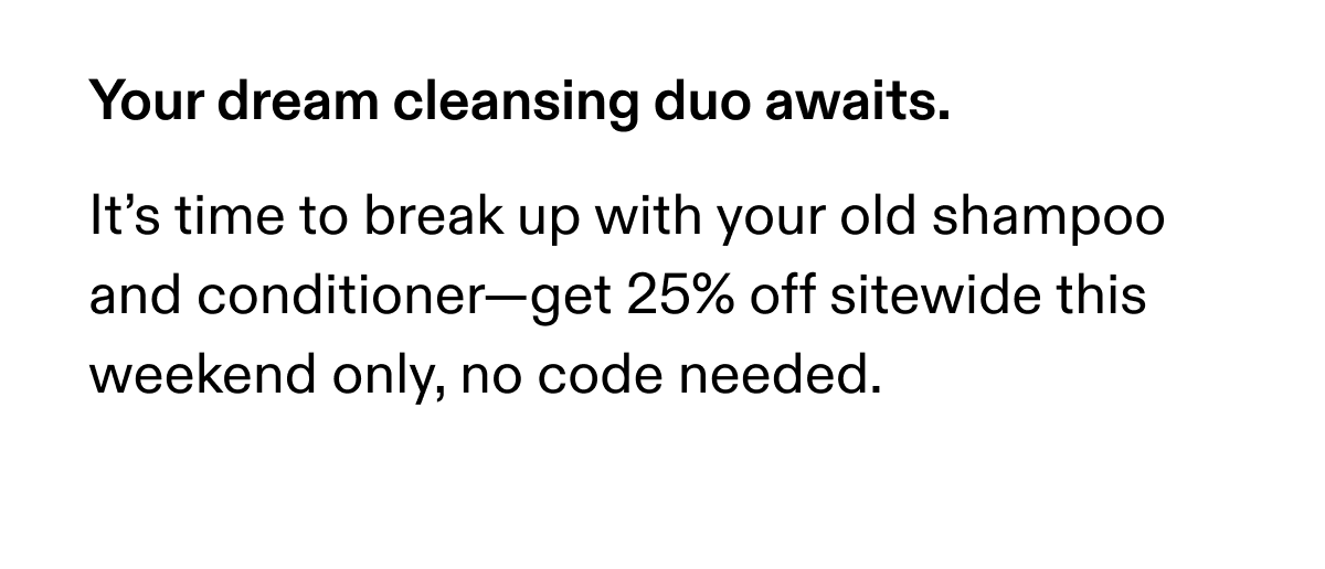 Your dream cleansing duo awaits.