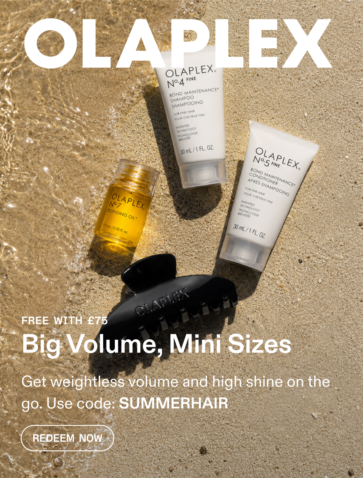 Big Volume, Mini Sizes | Redeem Now