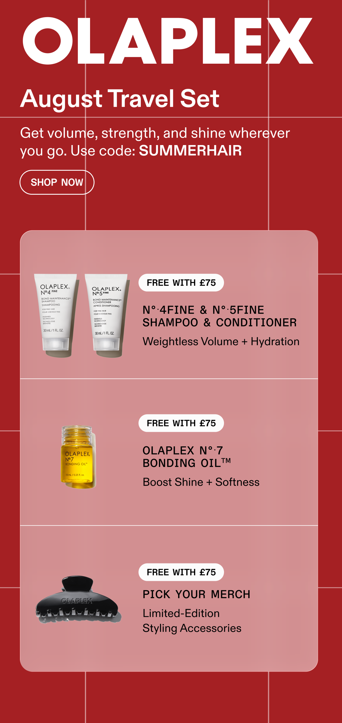August Travel Set | Shop Now
