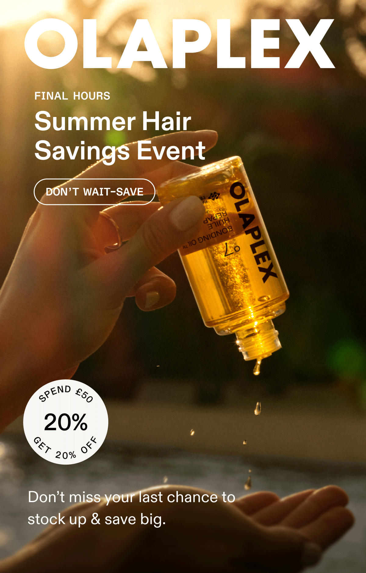 Summer Hair Savings Event | Don't Wait-Save