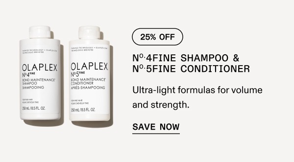 No.4Fine Shampoo & No.5Fine Conditioner | Save Now