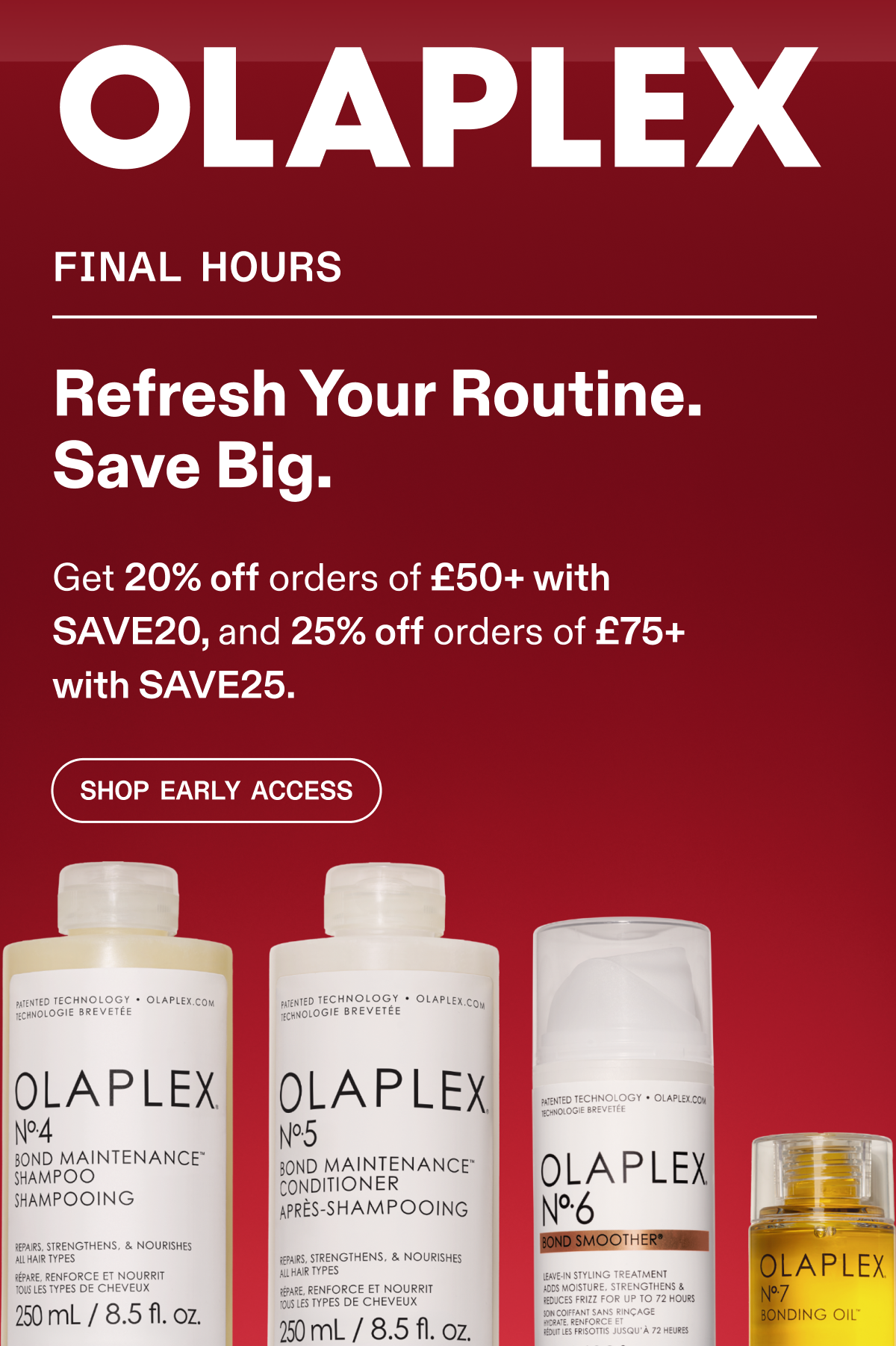 Refresh Your Routine. Save Big. | Shop Early Access