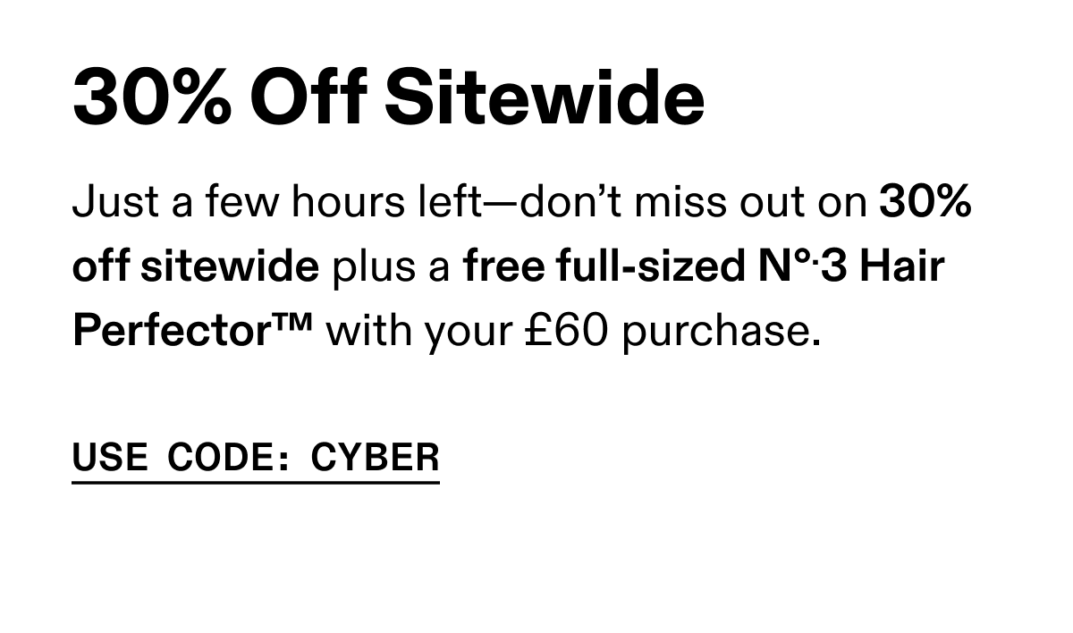 30% Off Sitewide | Use Code: CYBER