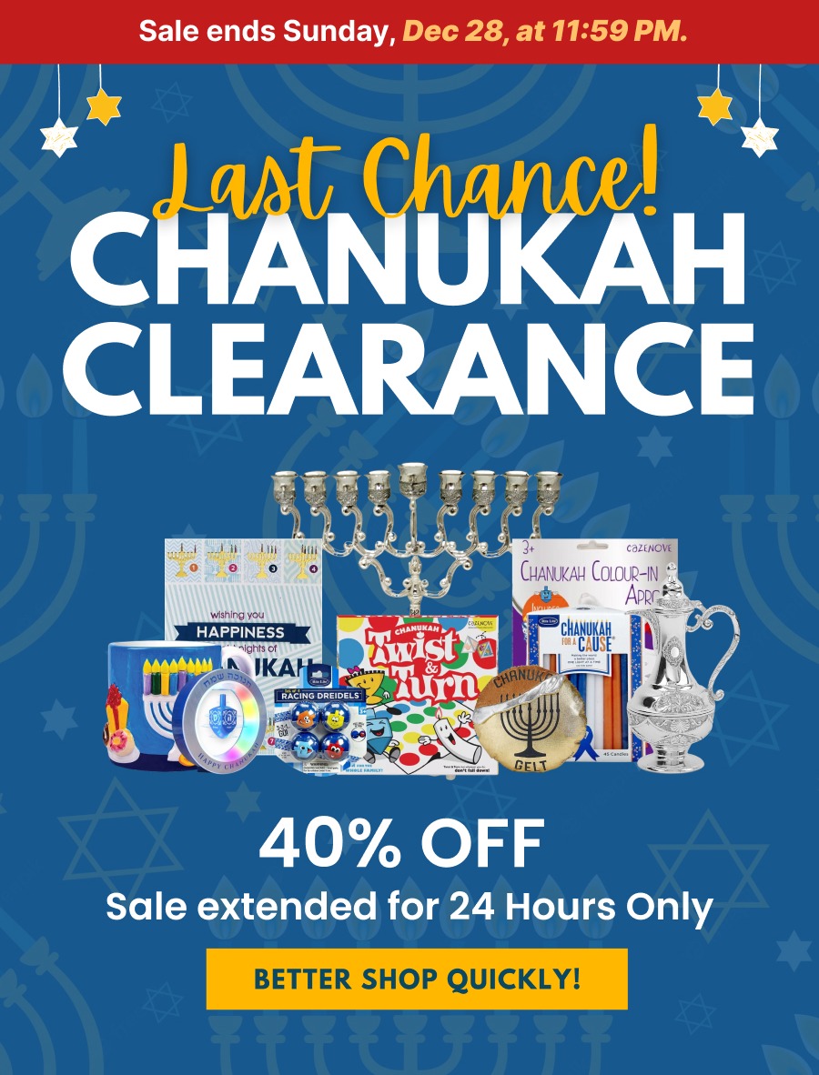 Chanukah Clearance