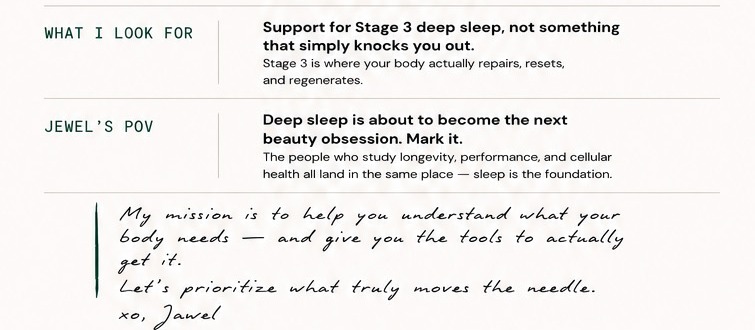 jewel's POV on sleep