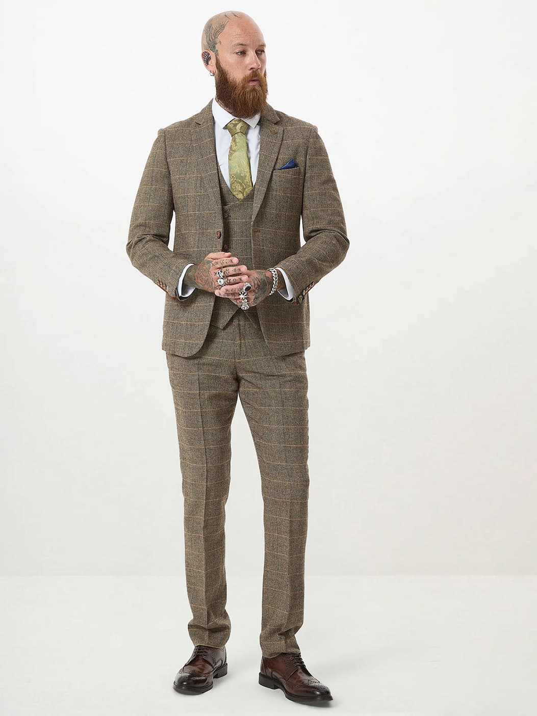 Marc Darcy tweed suits