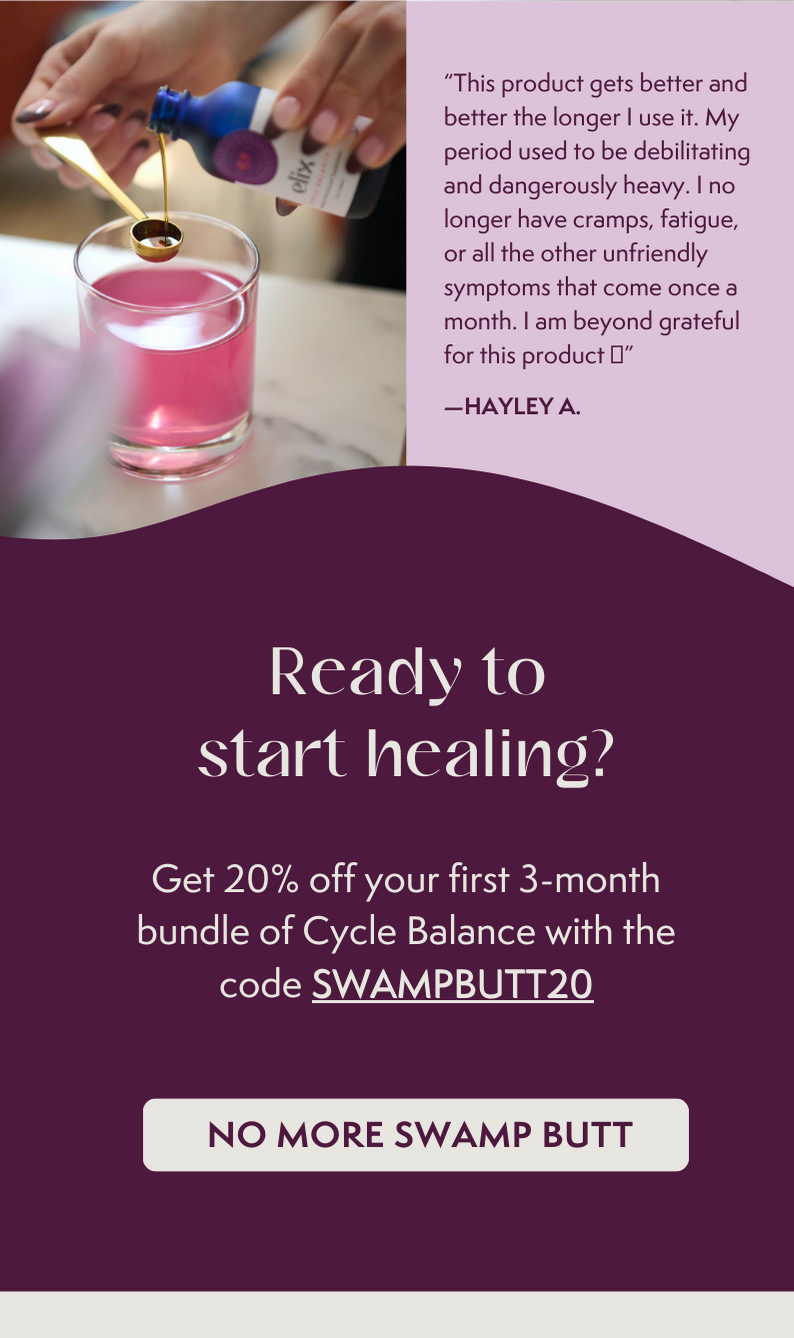 Swamp butt? BBQsauce periods? Elix