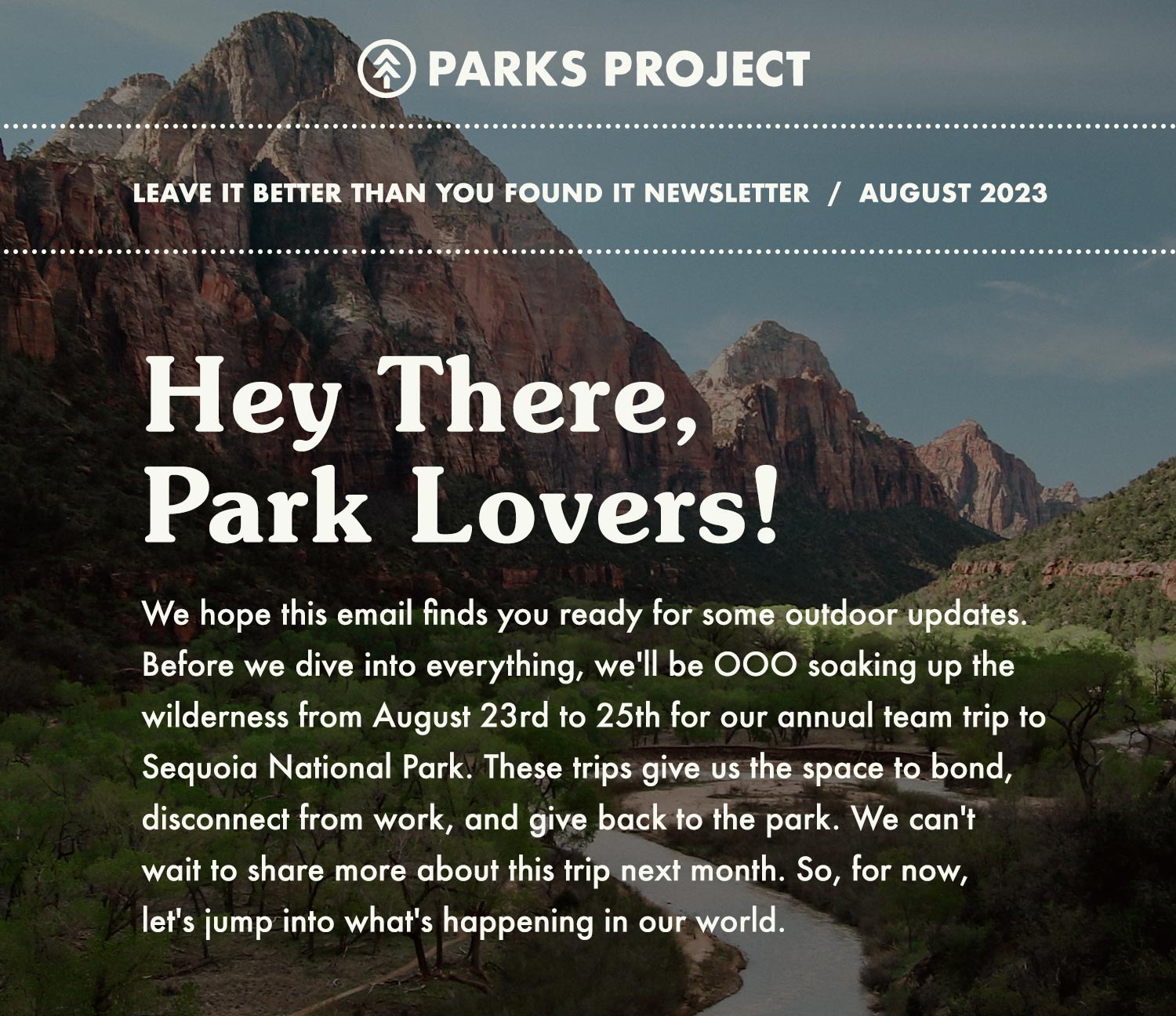 Leave It Better Than You Found It Parks Project Sale Online ...