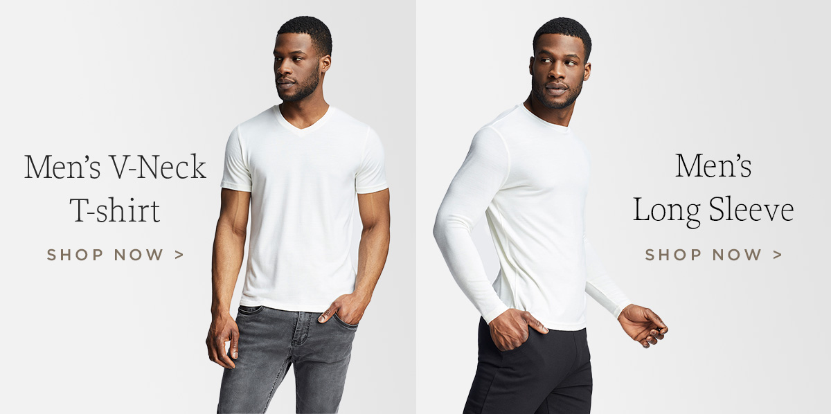 Men’s V-Neck T-shirt, Men’s Long Sleeve