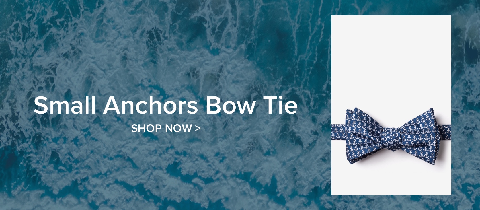 Small Anchors Bow Tie. Shop Now >