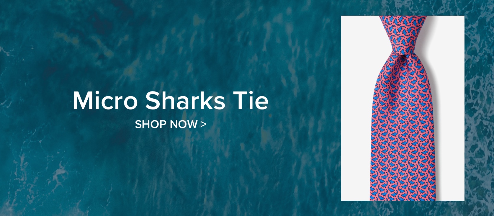 Micro Sharks Tie. Shop Now >