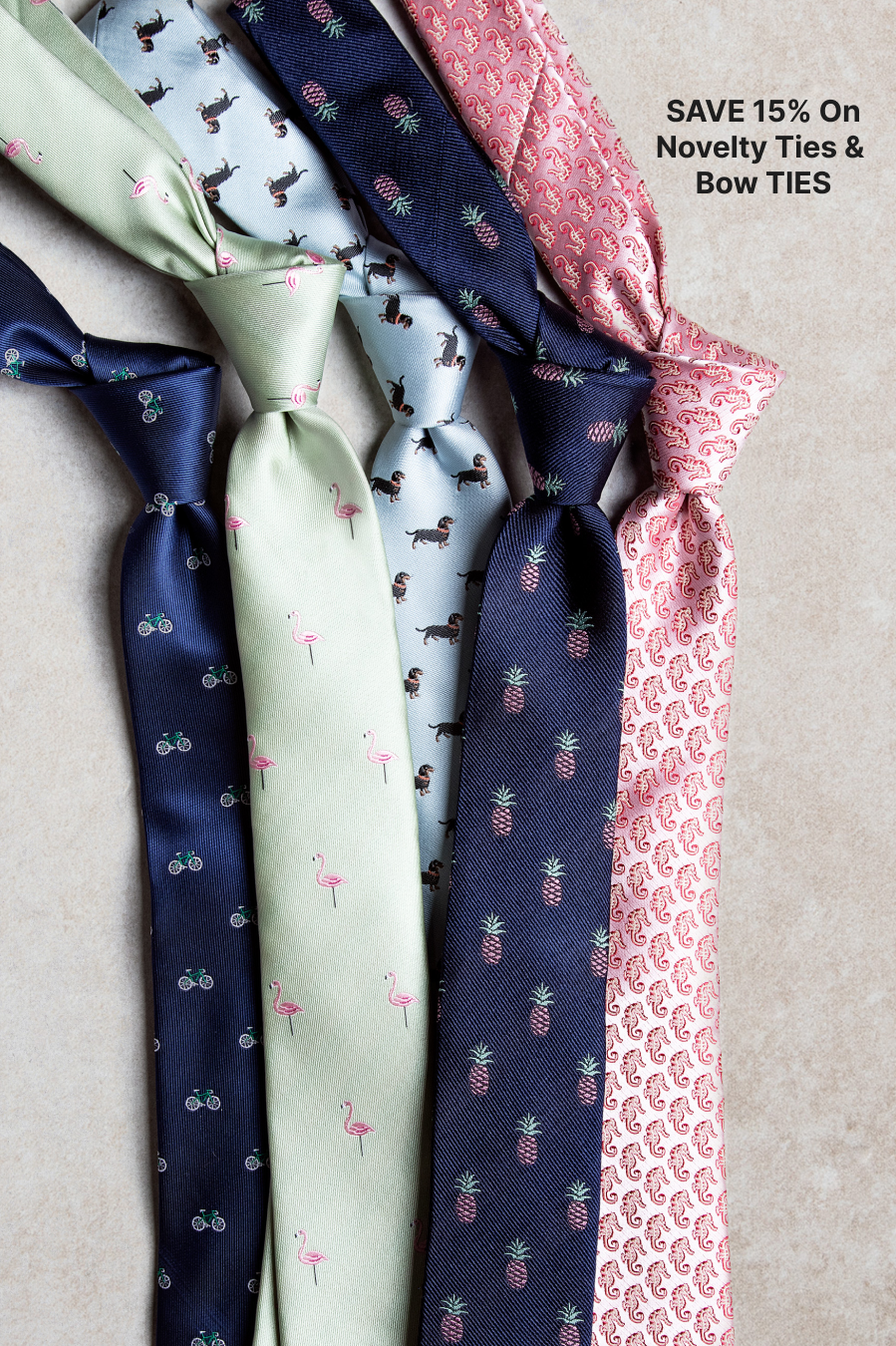 Novelty TIES and Bow Ties