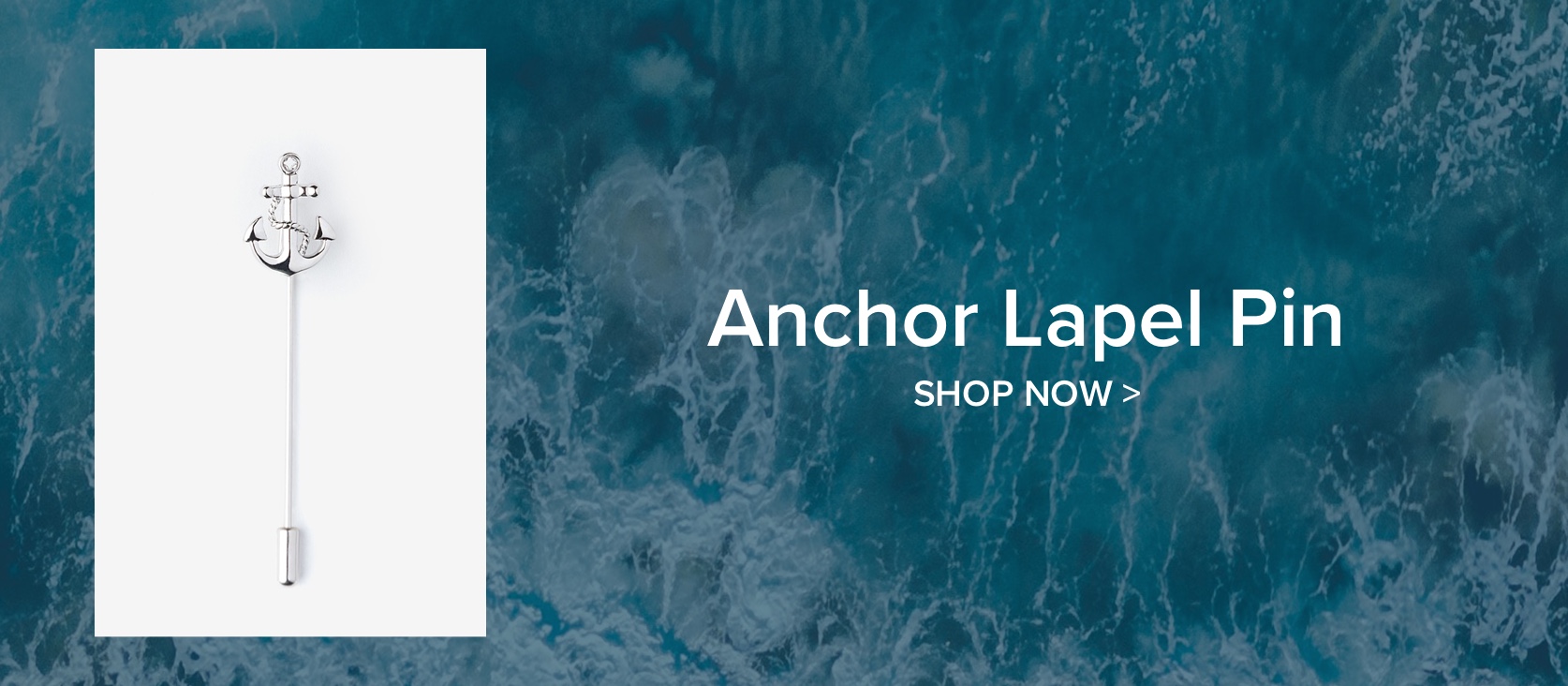 Anchor Lapel Pin. Shop Now >