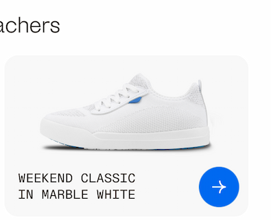 Weekend Classic in Marble White