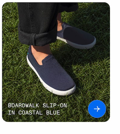 Boardwalk Slip On in Coastal Blue