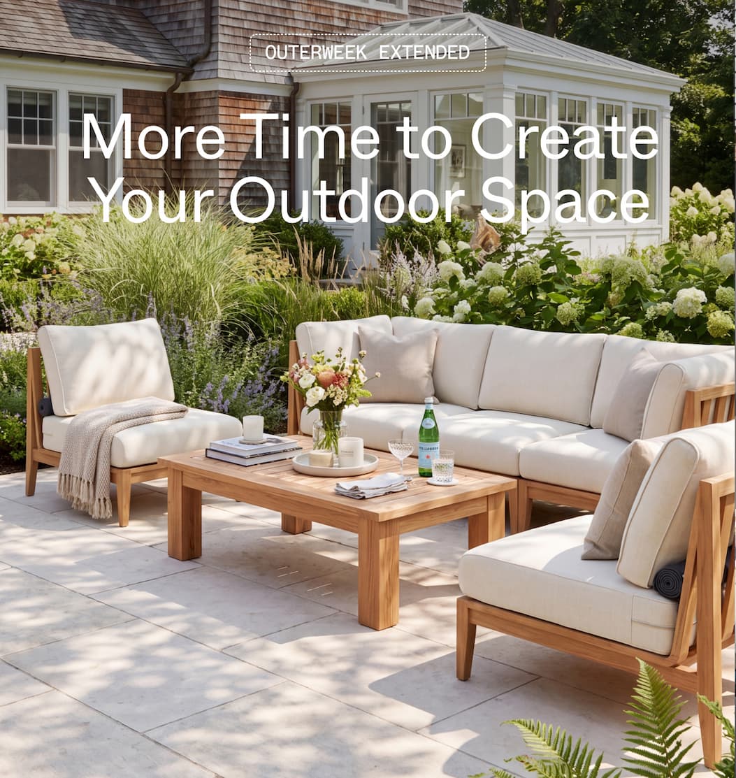 OuterWeek Extended More Time to Create Your Outdoor Space