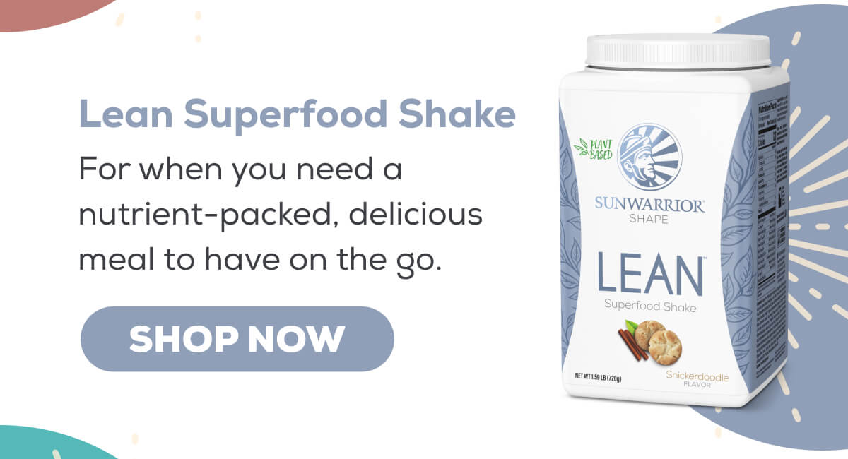 Lean Superfood Shake: For when you need a nutrient-packed, delicious meal to have on the go