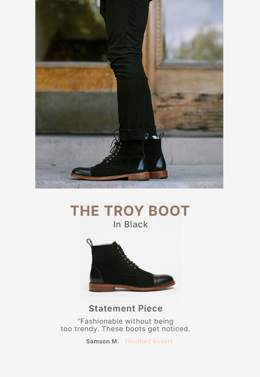 Troy boot in black - reviews