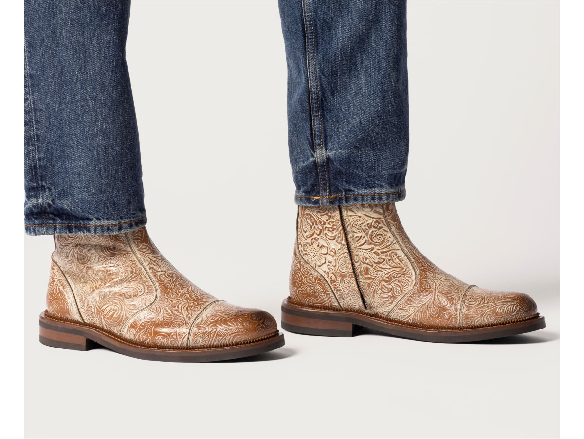The Lewis Boot in Ghost Floral