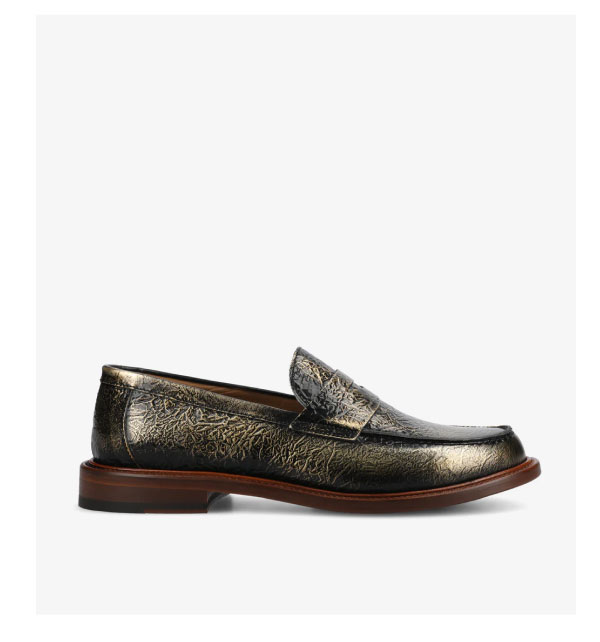 The Jack Penny Loafer in Gilded Gold
