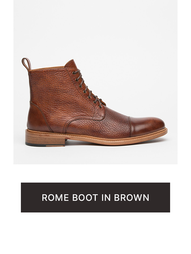 Rome Boot in Brown - Product photo