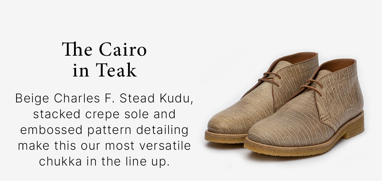 Chukka in Teak