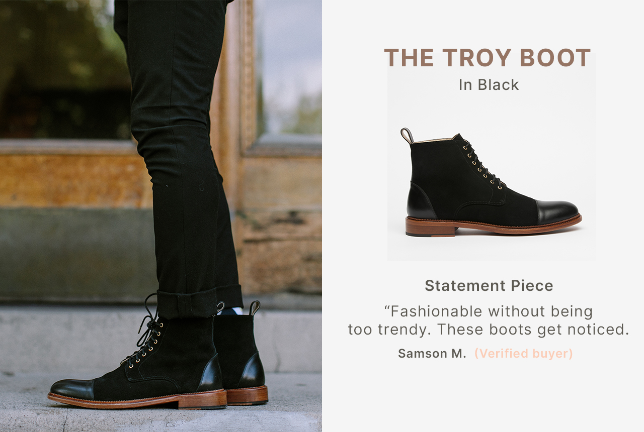 The Troy boot in black - Review