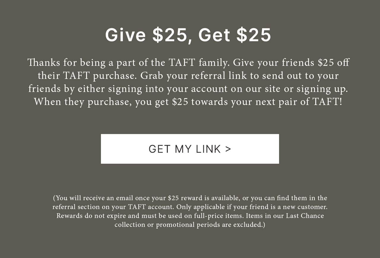 Give 25 get 25 - referral program