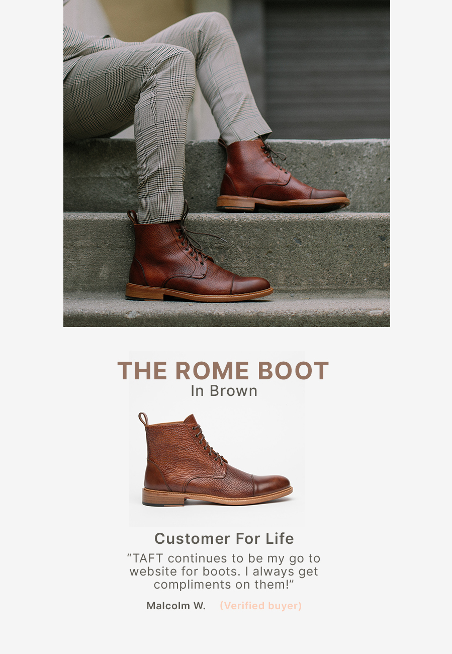rome boot in brown - review