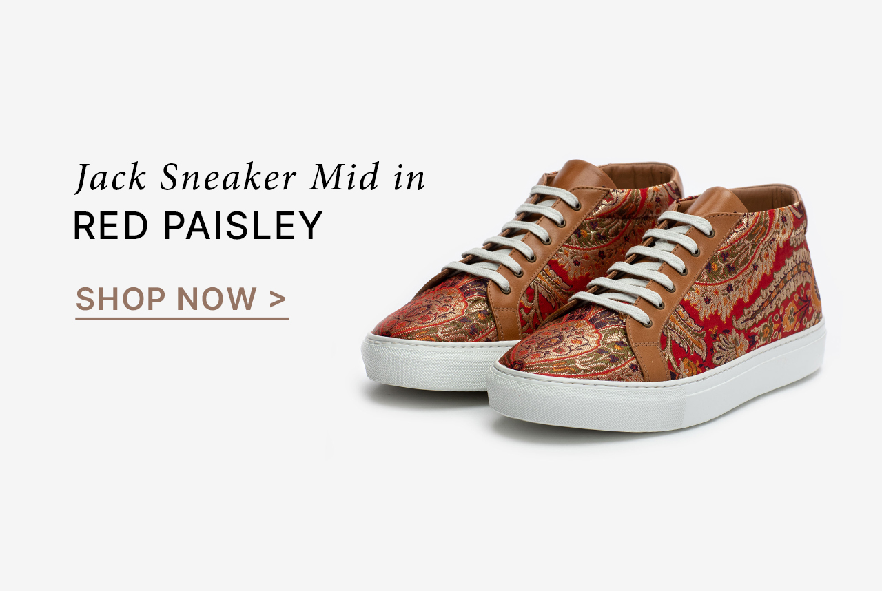 Sneaker Mid in Paisley 