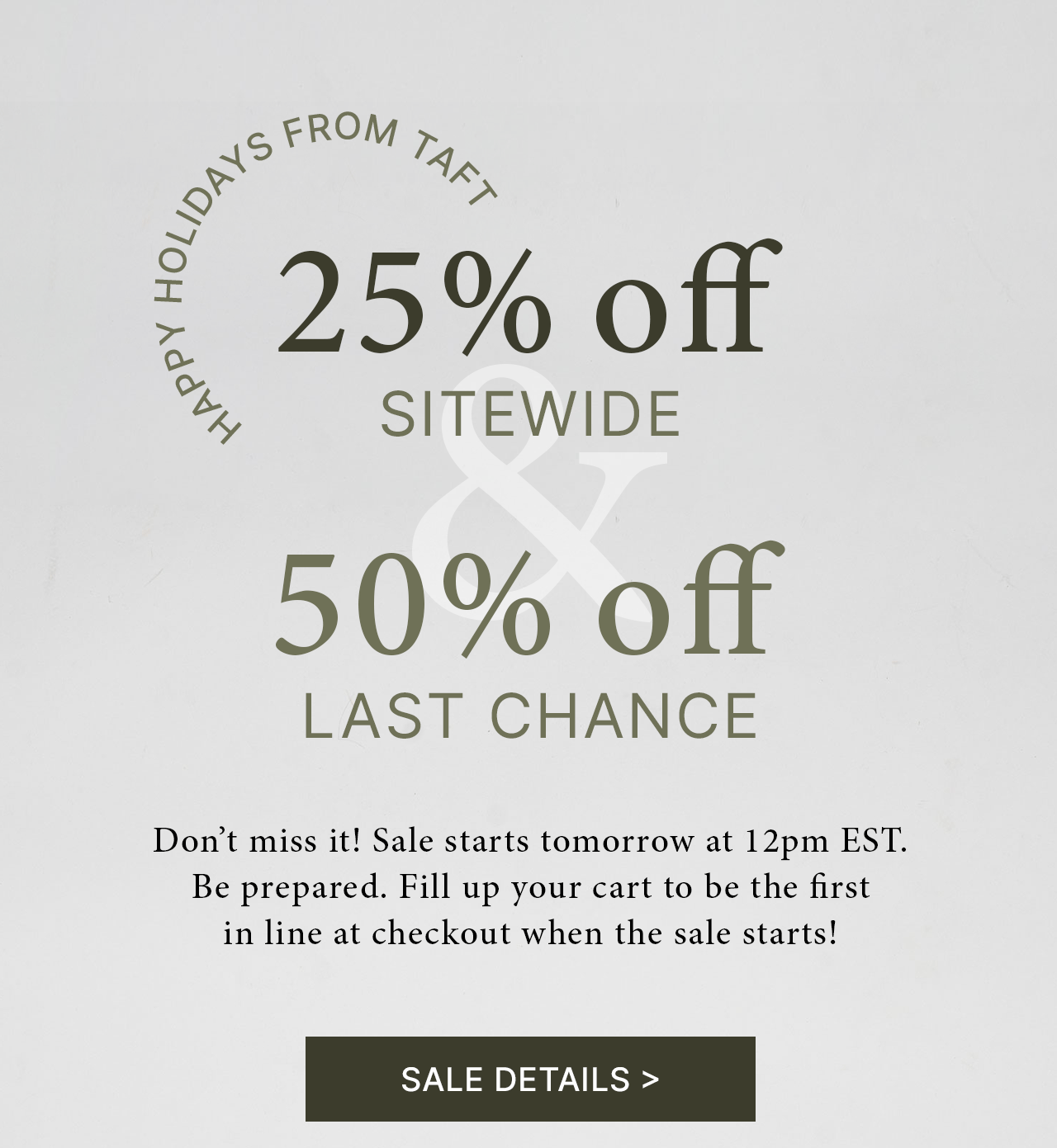 VIP Sale Announcement