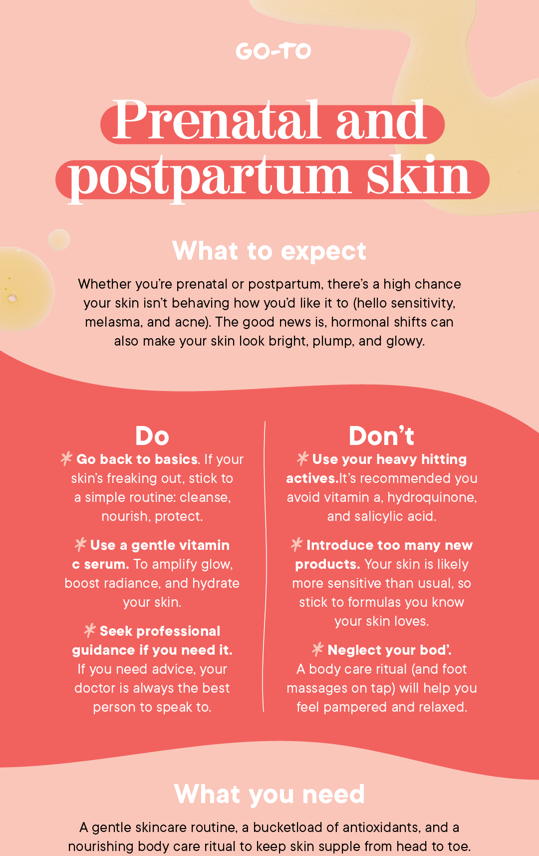 A Gentle Prenatal And Postpartum Skincare Routine. GoTo