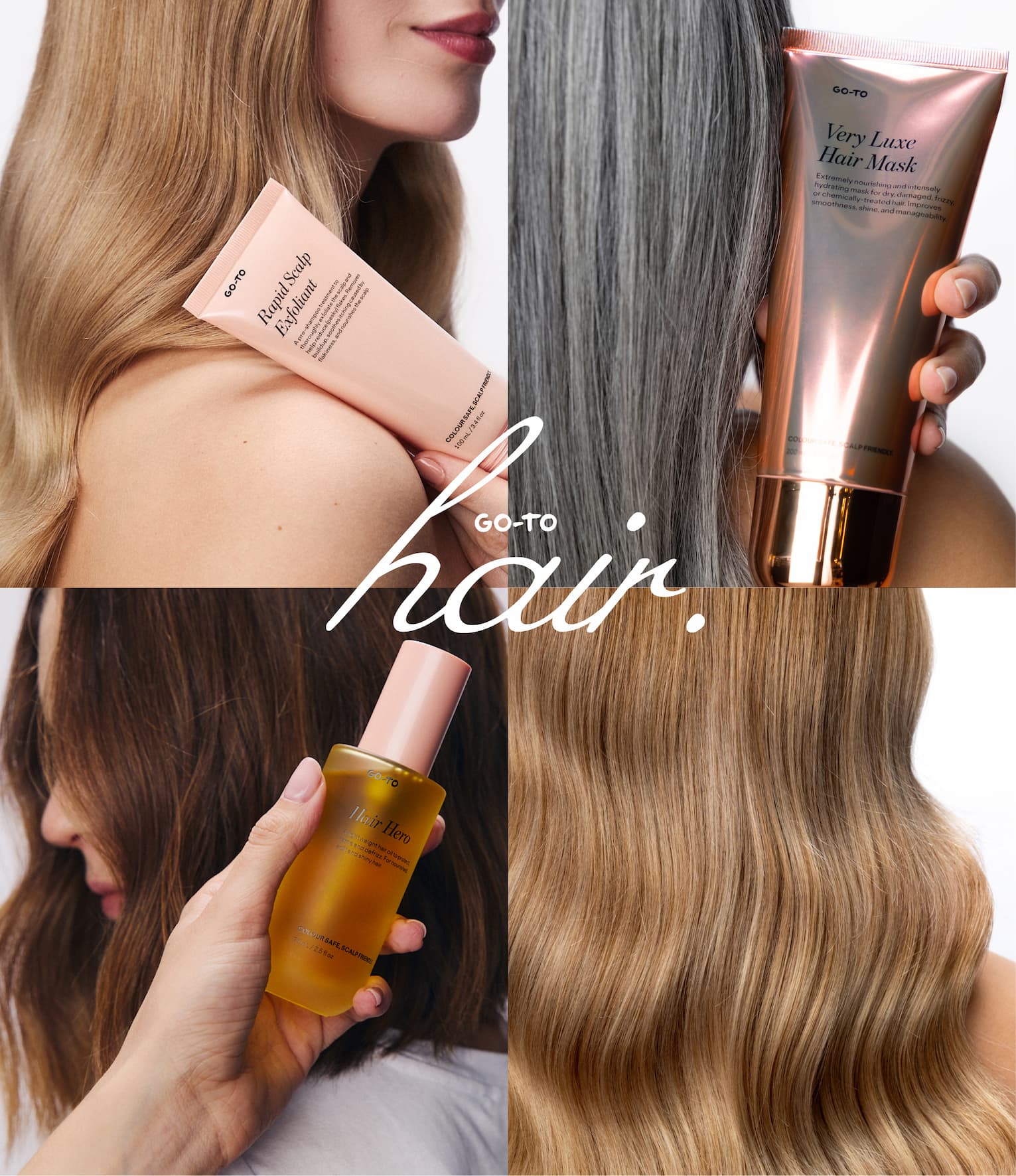 Haircare range