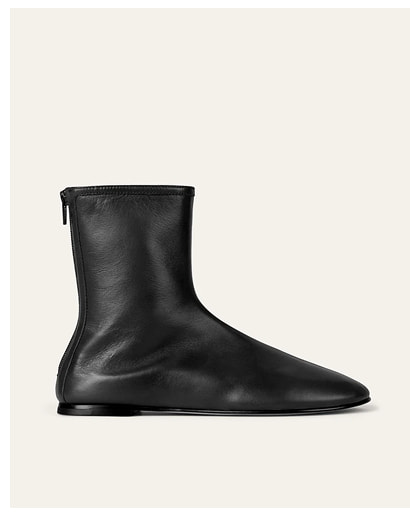 Balla Bootie, Black Leather