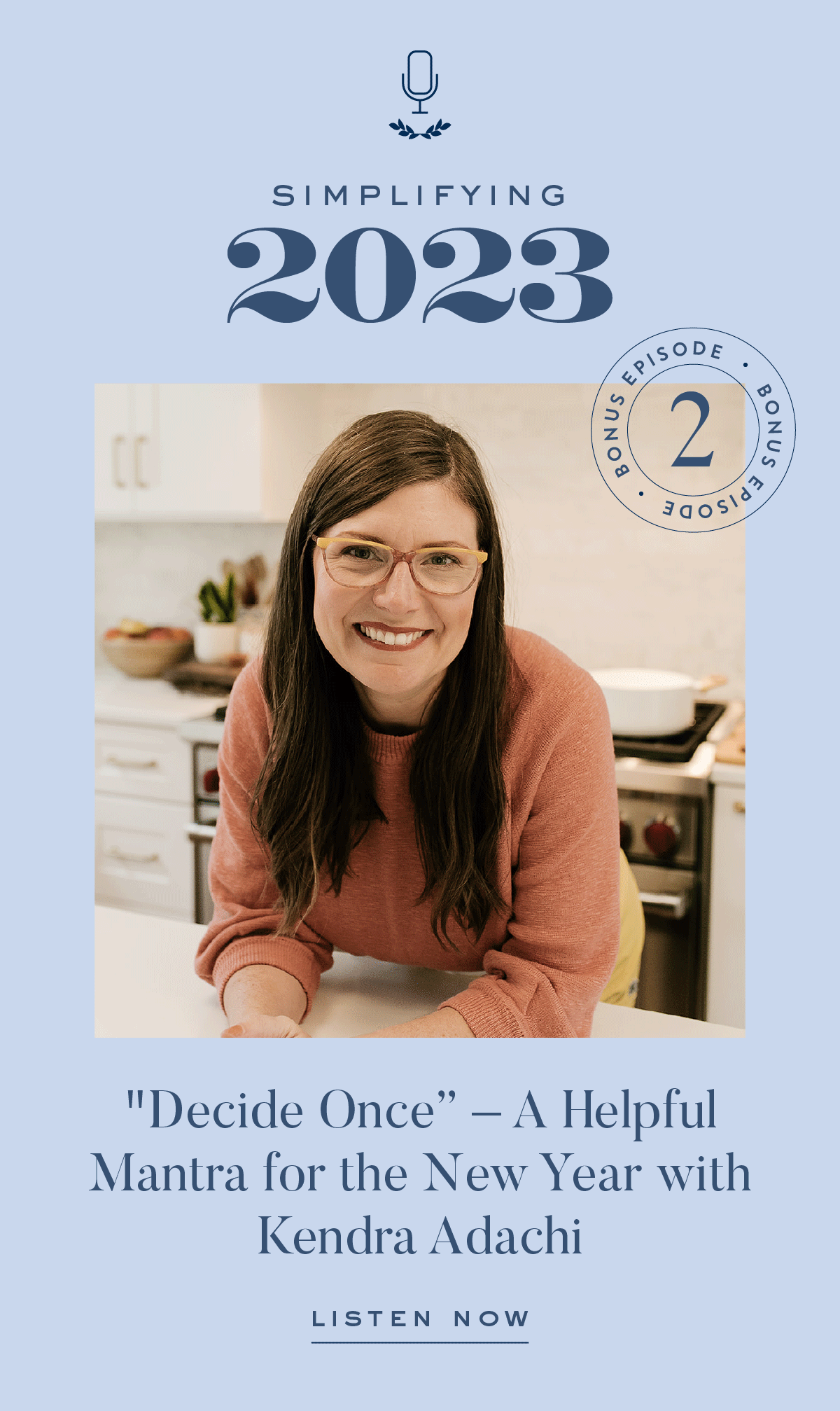 Simplifying 2023 "Decide Once" Emily Ley