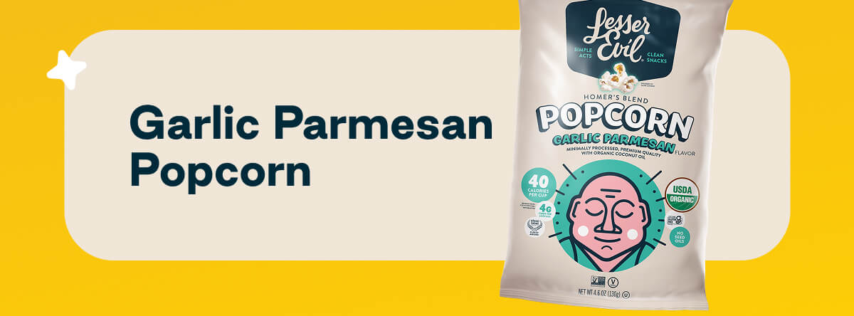Garlic Parmesan Popcorn 