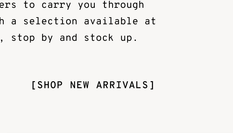 Shop New Arrivals
