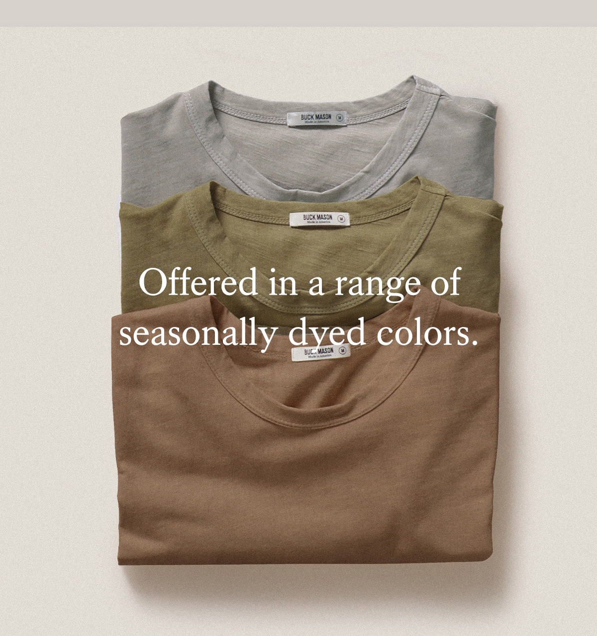 Seasonally Dyed Colors