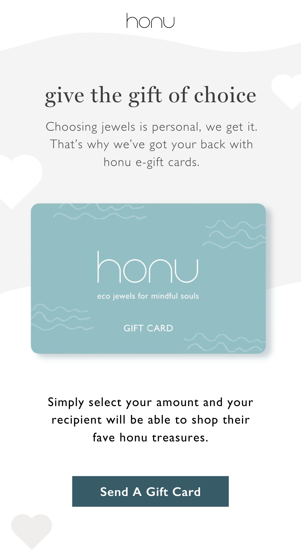 the gift of choice 💝 Honu