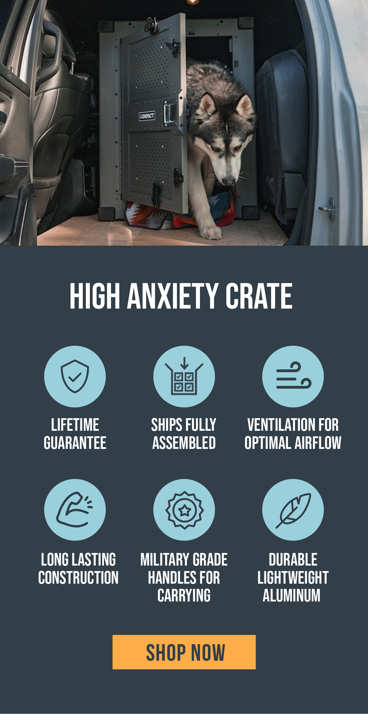 High Anxiety Crate Testimonal 🙌 Impact Dog Crates