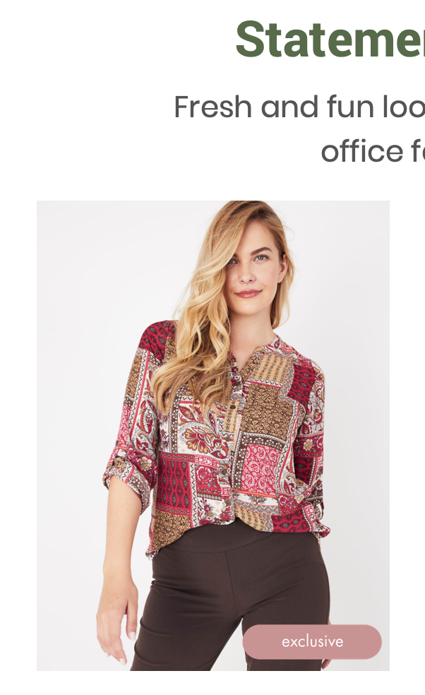 Shop the &quot;Westport Patchwork Tie Front Shirt&quot; by Westport