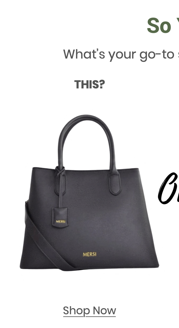 Shop the &quot;Mersi Meghan Satchel&quot;